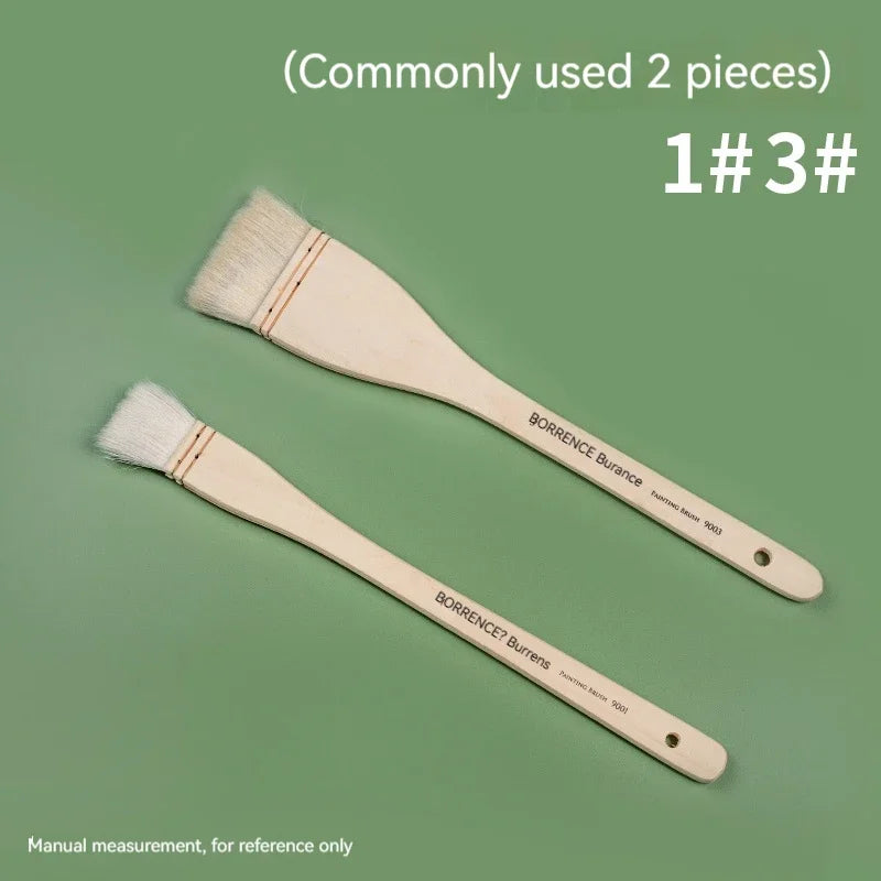 Brush Pen 1/2/3pc set Memory Nylon Paint Brushes Set for Acrylic Oil Drawing Watercolor Wooden Painting Brush