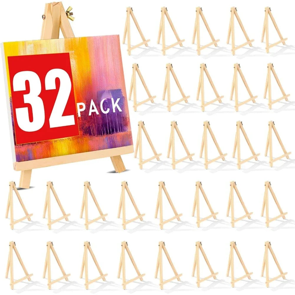 Easels stand for painting canvases, art, and crafts. Tripod, Painting Party Easel, Tabletop Easel