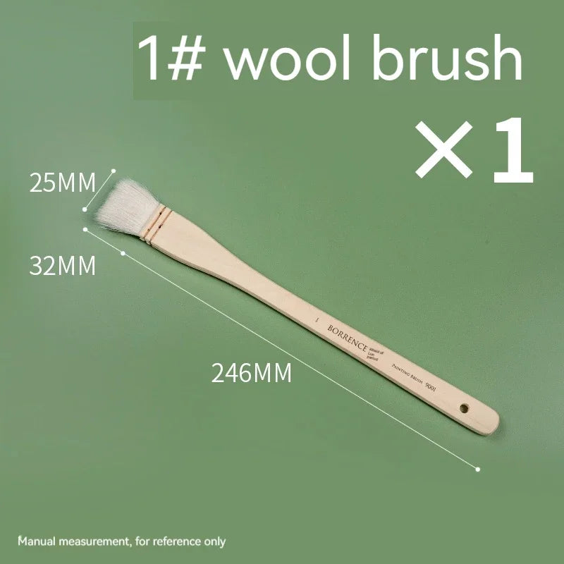 Brush Pen 1/2/3pc set Memory Nylon Paint Brushes Set for Acrylic Oil Drawing Watercolor Wooden Painting Brush