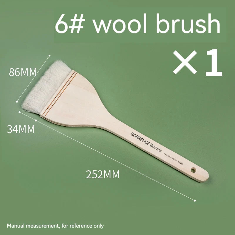Brush Pen 1/2/3pc set Memory Nylon Paint Brushes Set for Acrylic Oil Drawing Watercolor Wooden Painting Brush