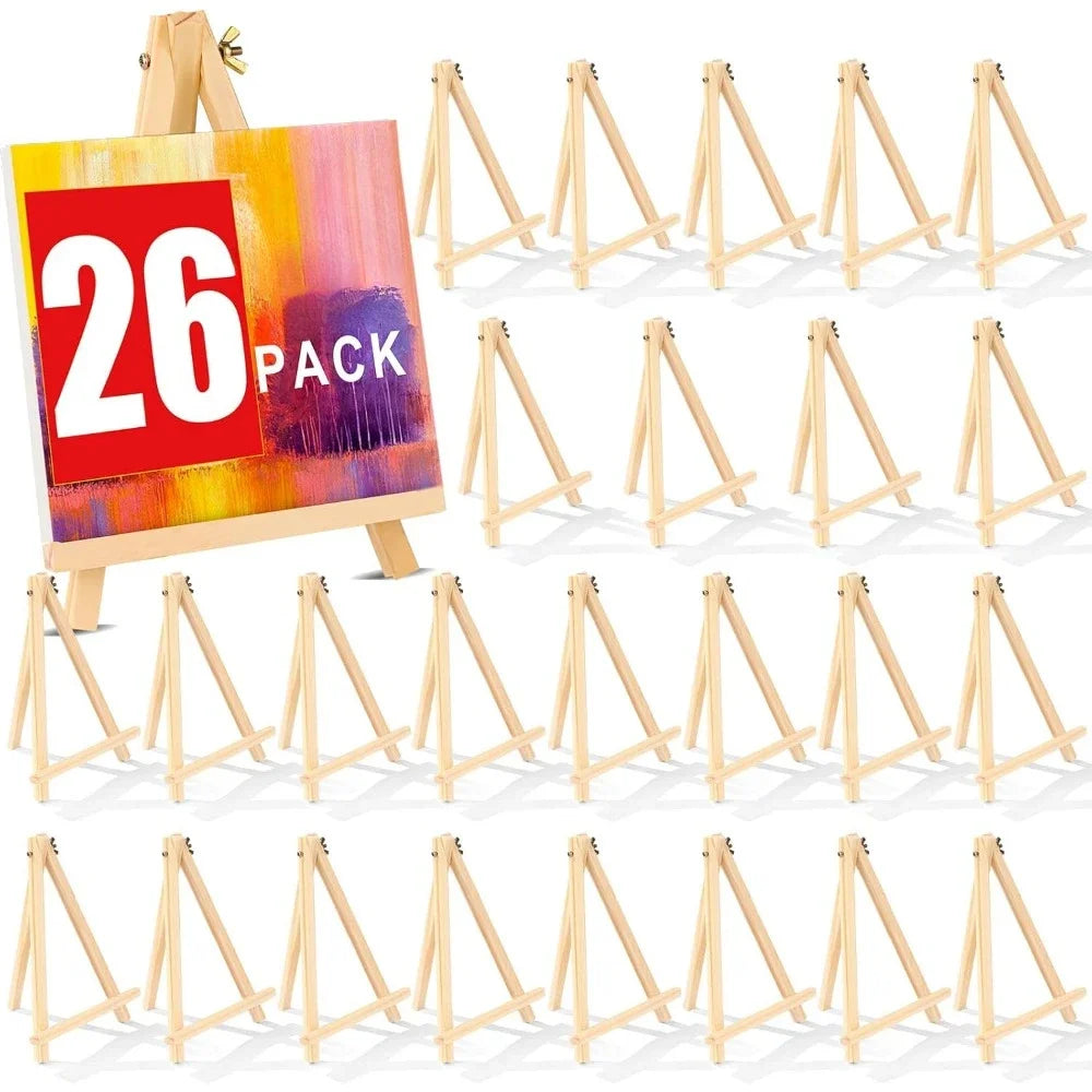 Easels stand for painting canvases, art, and crafts. Tripod, Painting Party Easel, Tabletop Easel