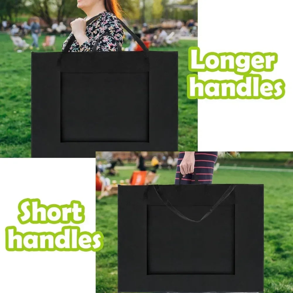 Tote bag nylon shoulder, 24 "X 36" light weight waterproof poster board storage, portfolio folder art poster