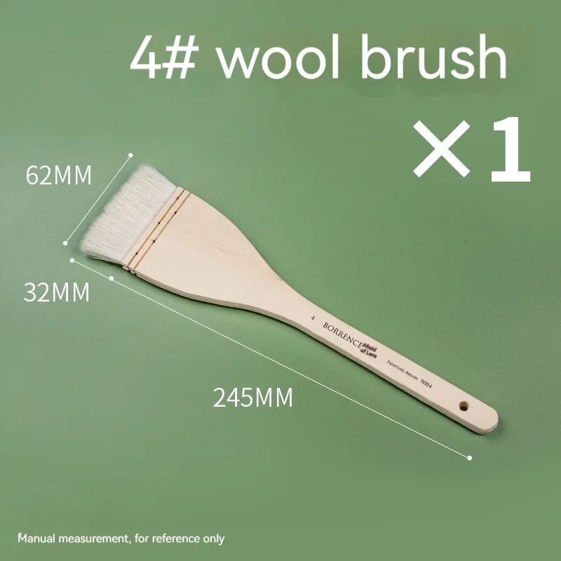 Brush Pen 1/2/3pc set Memory Nylon Paint Brushes Set for Acrylic Oil Drawing Watercolor Wooden Painting Brush