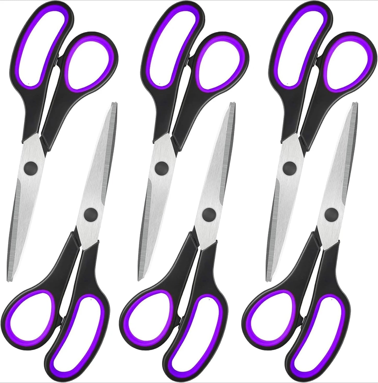 8" Scissors All Purpose 6 Pack