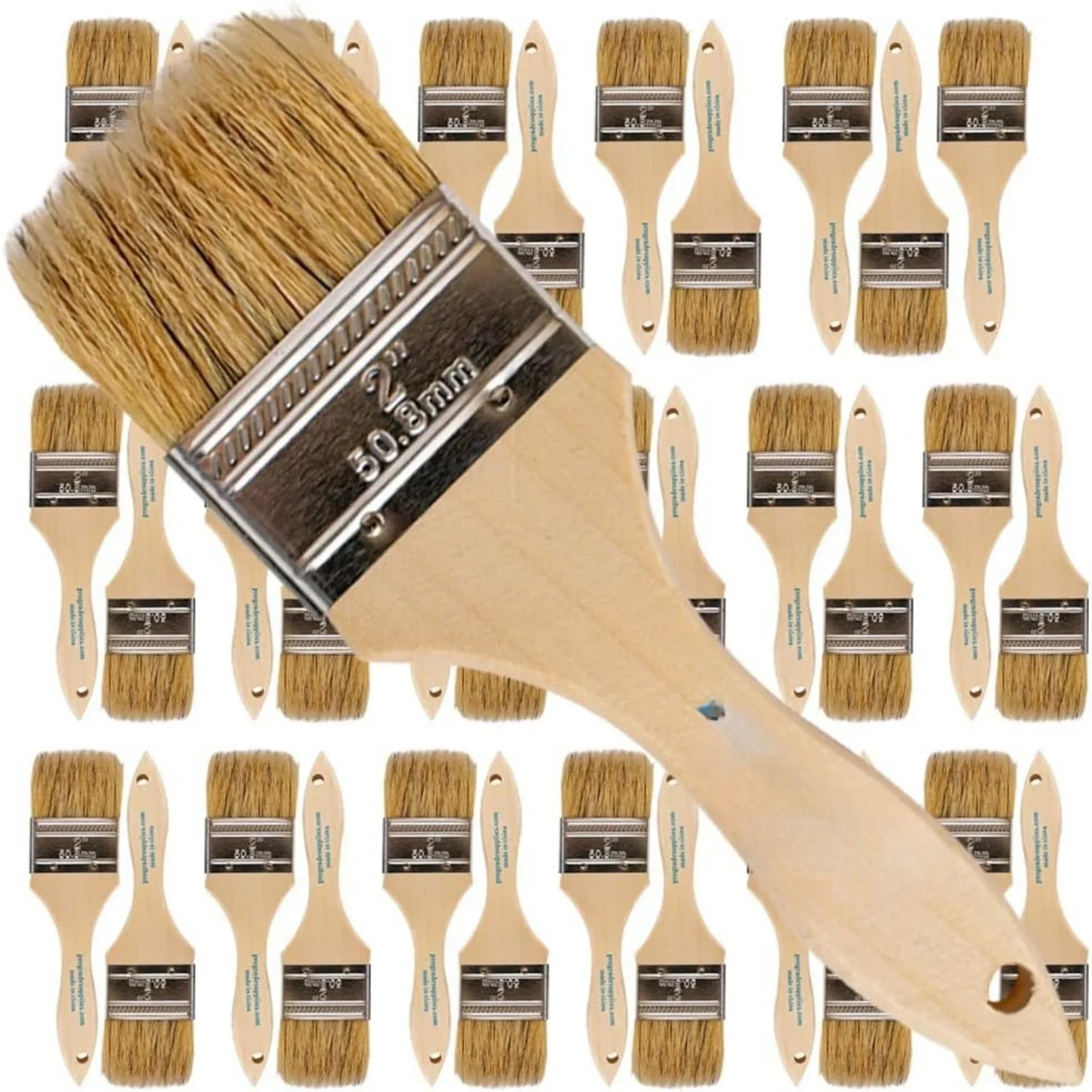 Chip Paint Brushes  2 Inch Chip Brush for Paints, Stains, Varnishes, Glues, & Gesso