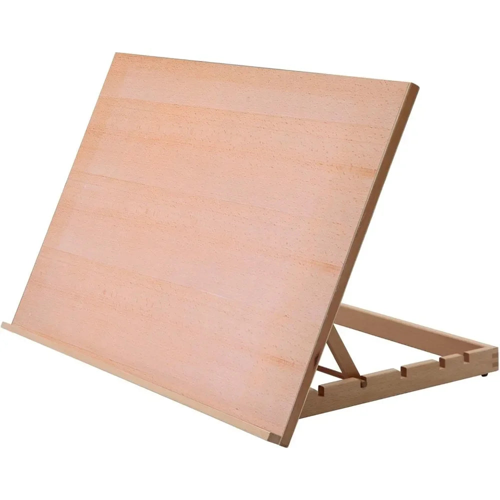 Wooden drawing table sketch board, 16 1/2 inches by 12 1/8 inches