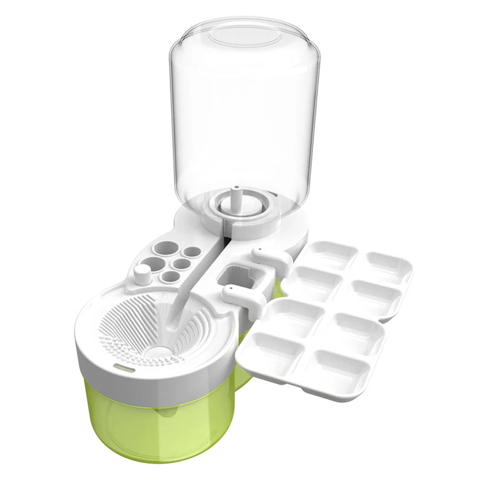 Paint Brush Cleaner Washer Multifunction Painting Brush Basin Holder and Organizer