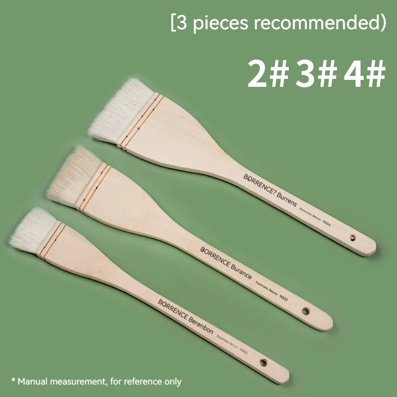 Brush Pen 1/2/3pc set Memory Nylon Paint Brushes Set for Acrylic Oil Drawing Watercolor Wooden Painting Brush
