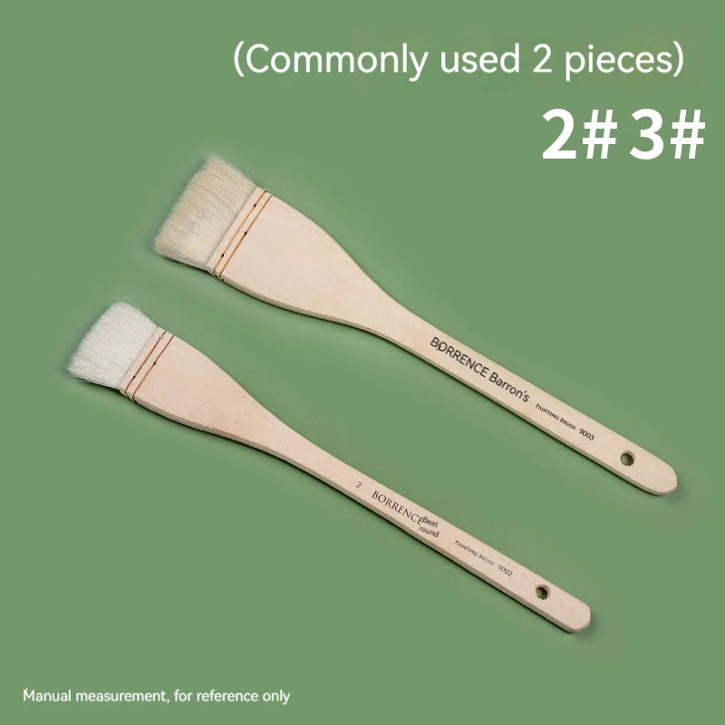 Brush Pen 1/2/3pc set Memory Nylon Paint Brushes Set for Acrylic Oil Drawing Watercolor Wooden Painting Brush