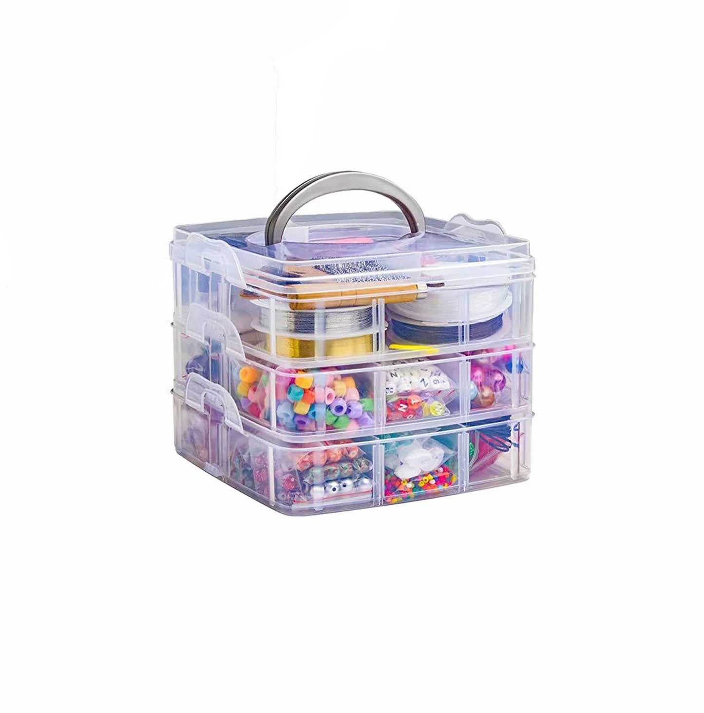 2456-Piece Deluxe DIY Bead Jewelry Making Kit - Includes Beads, and Accessories for Creating Unique Bracelets