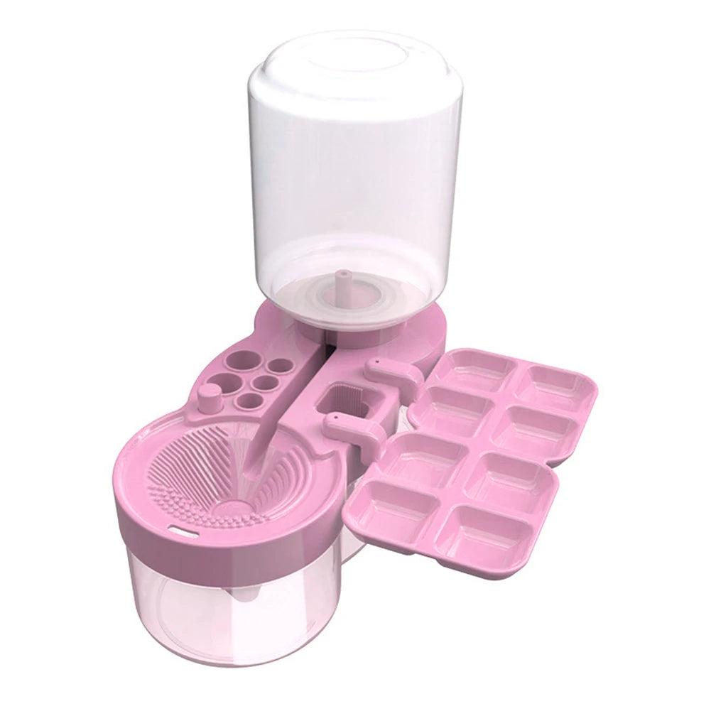 Paint Brush Cleaner Washer Multifunction Painting Brush Basin Holder and Organizer