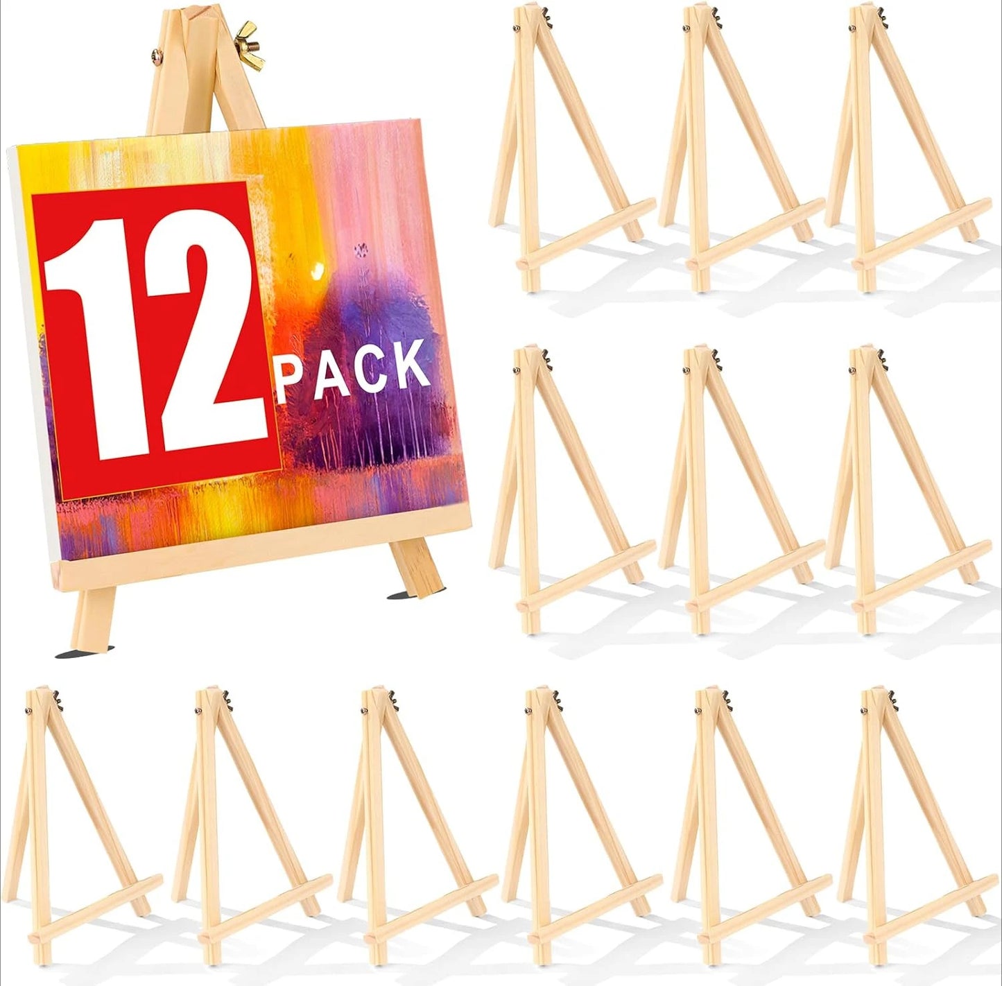 Easels stand for painting canvases, art, and crafts. Tripod, Painting Party Easel, Tabletop Easel