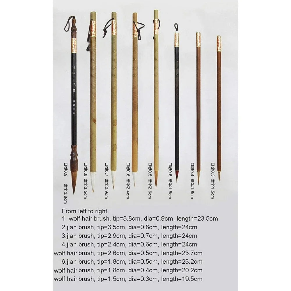 Sketching brush Watercolor Calligraphy brush set