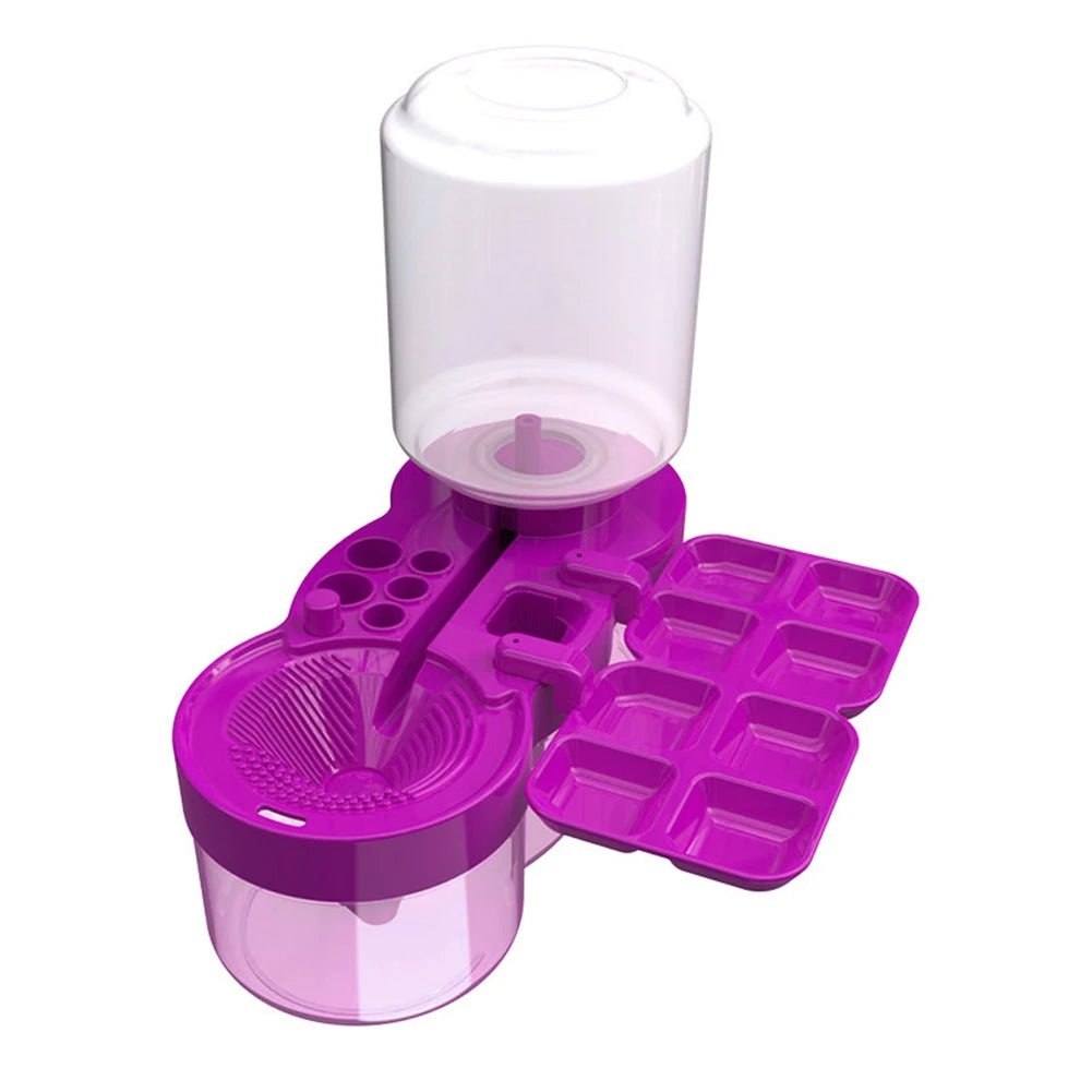 Paint Brush Cleaner Washer Multifunction Painting Brush Basin Holder and Organizer