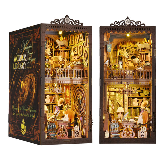 Book Nook Kit The Time Book Club 3D Wooden Puzzle
