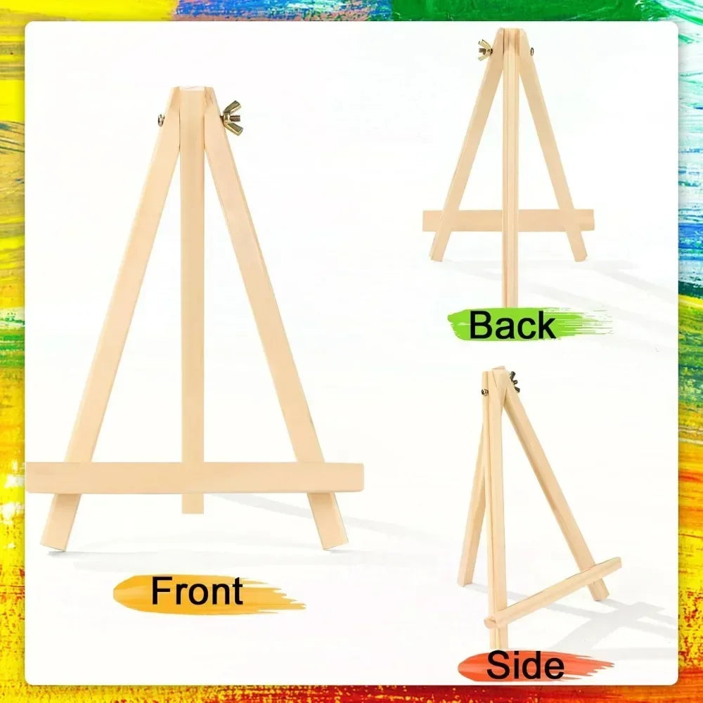 Easels stand for painting canvases, art, and crafts. Tripod, Painting Party Easel, Tabletop Easel