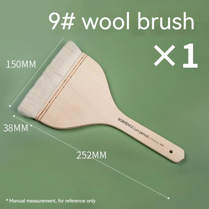 Brush Pen 1/2/3pc set Memory Nylon Paint Brushes Set for Acrylic Oil Drawing Watercolor Wooden Painting Brush