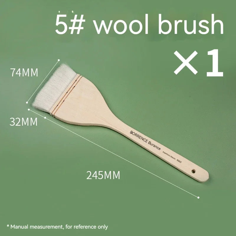 Brush Pen 1/2/3pc set Memory Nylon Paint Brushes Set for Acrylic Oil Drawing Watercolor Wooden Painting Brush