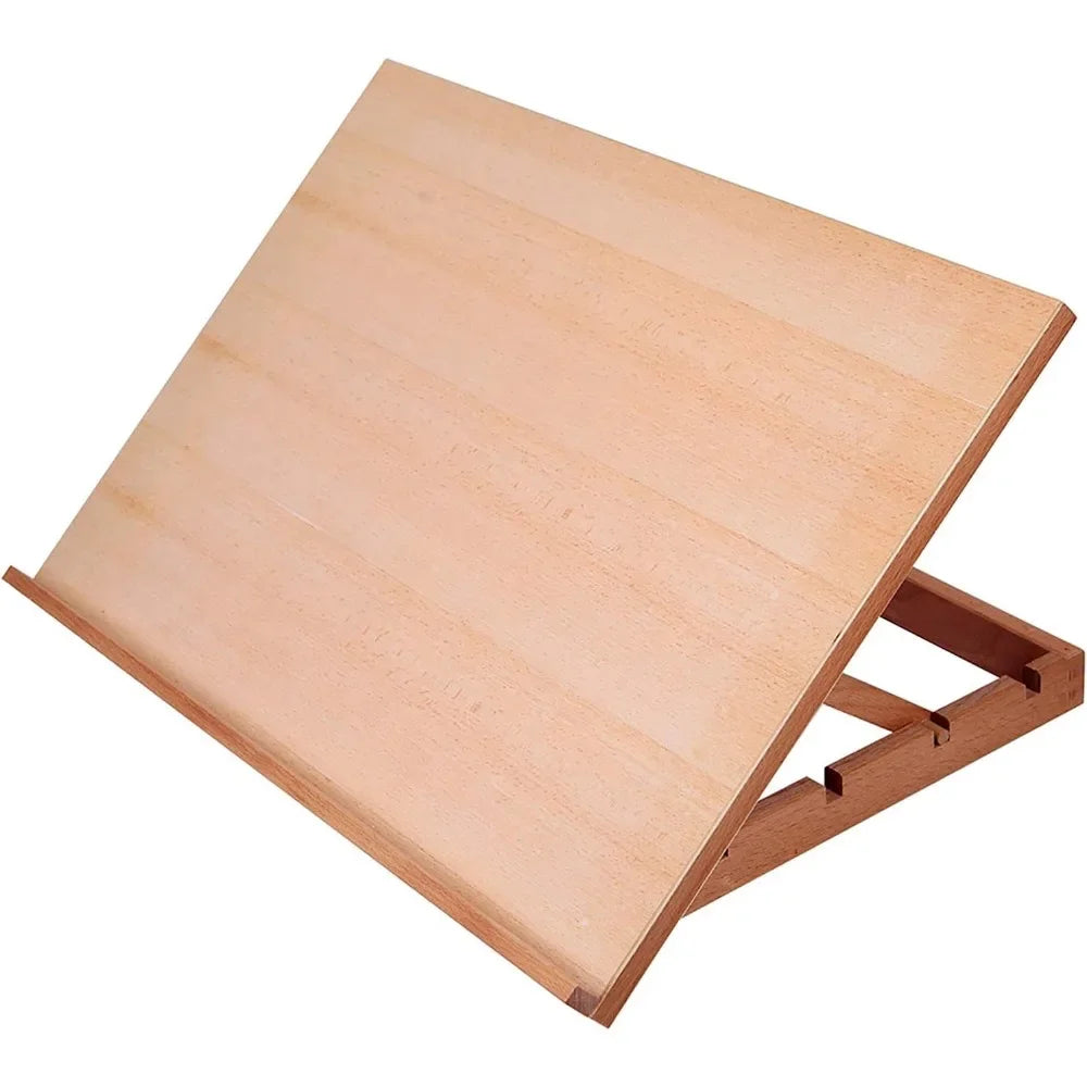 Wooden drawing table sketch board, 16 1/2 inches by 12 1/8 inches