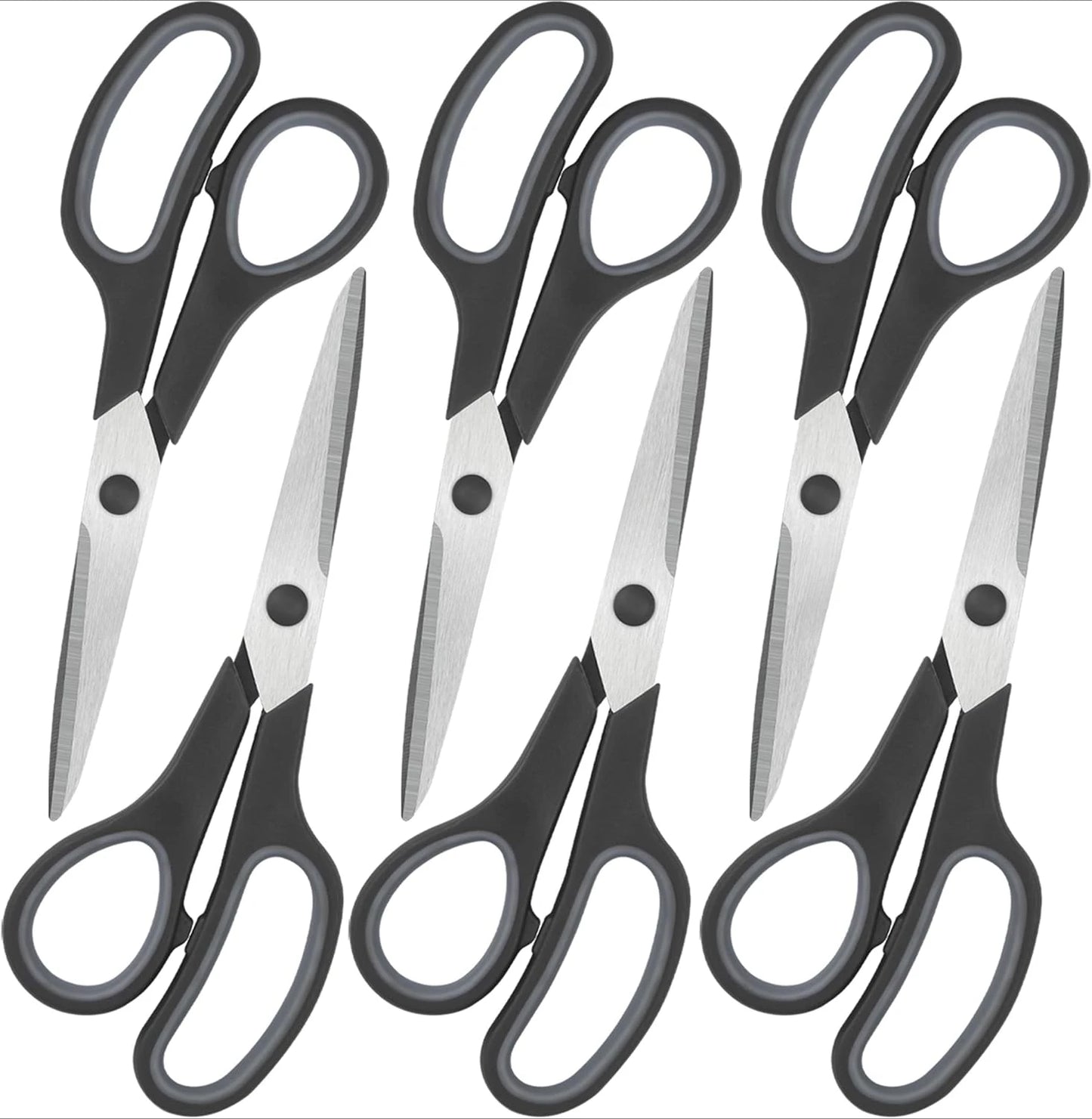 8" Scissors All Purpose 6 Pack