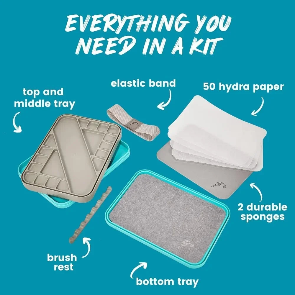 Wet Palette miniature painting kit