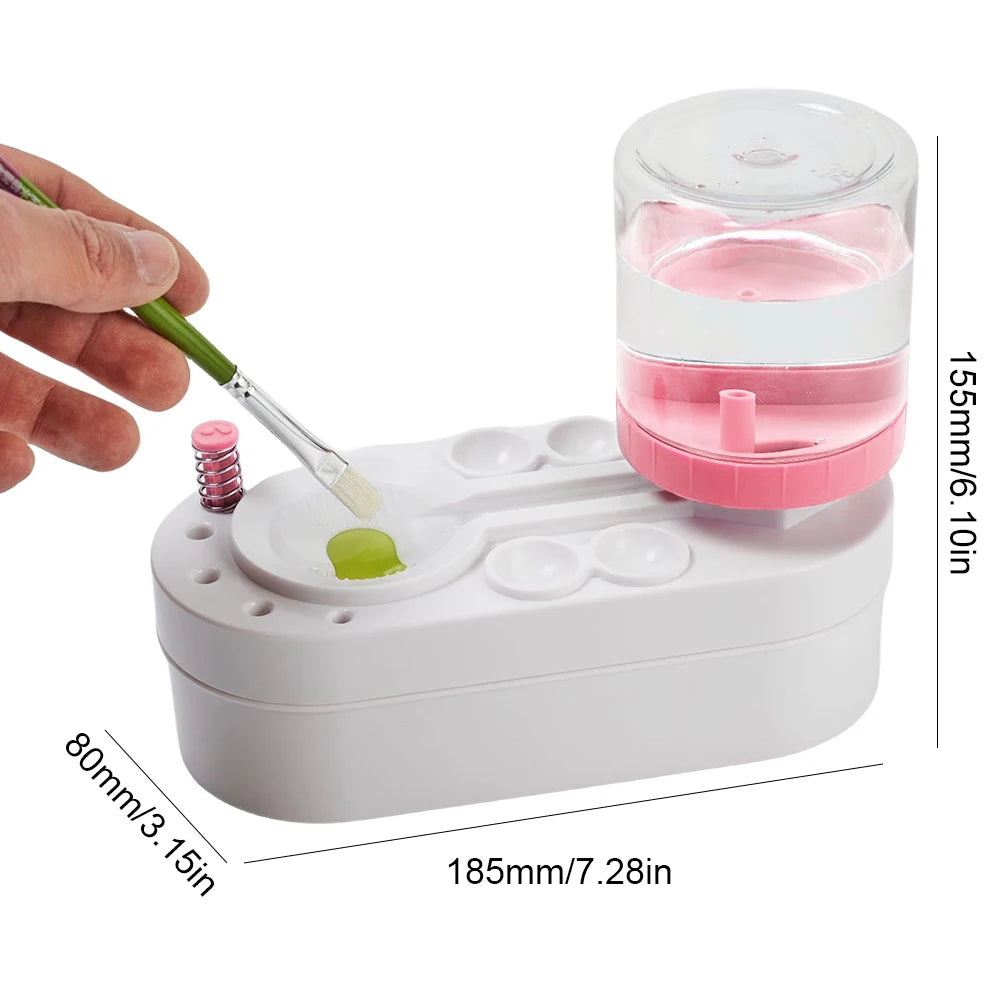 Paint Brush Cleaner Washer Multifunction Painting Brush Basin Holder and Organizer