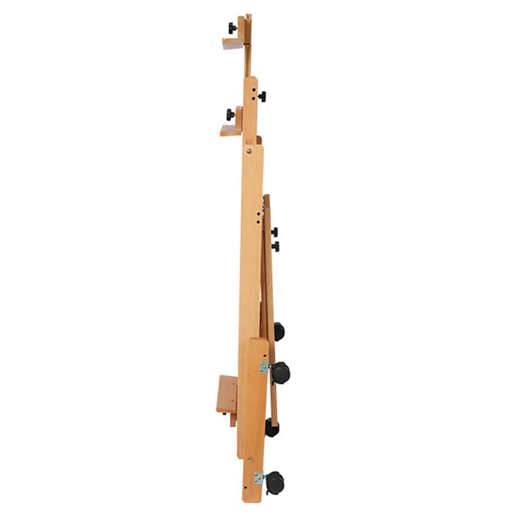 Large Heavy-Duty Studio Artist Easel H-Frame Wood Painting Art Easel Standing