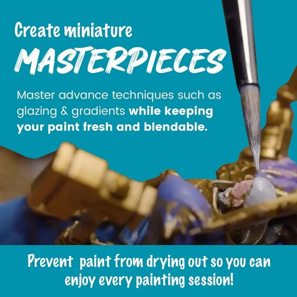 Wet Palette miniature painting kit