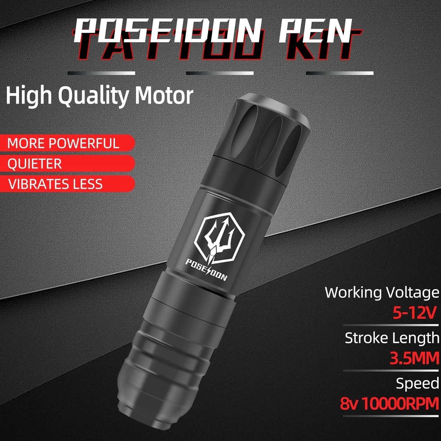 Tattoo Kit POSEIDON High Power Tattoo Pen Kit