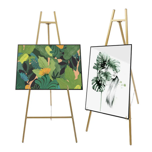 2 Pack Easel Stands Floor Easel Foldable Display Stand Height Adjustable