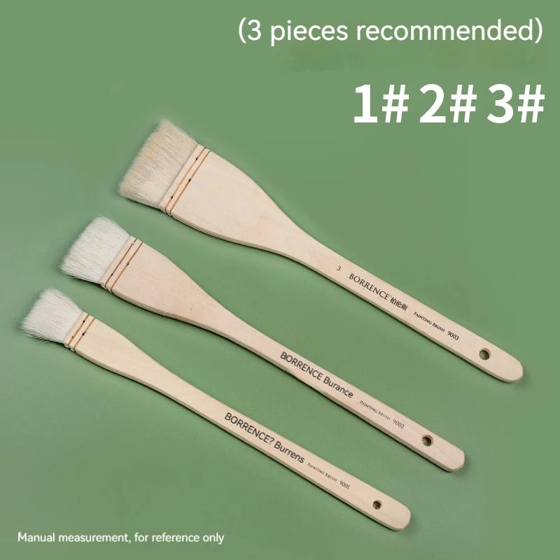 Brush Pen 1/2/3pc set Memory Nylon Paint Brushes Set for Acrylic Oil Drawing Watercolor Wooden Painting Brush