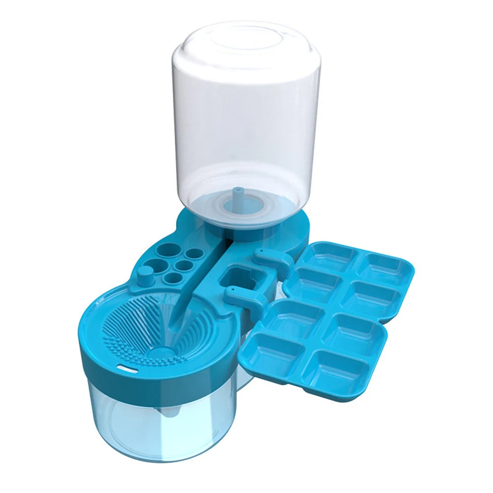 Paint Brush Cleaner Washer Multifunction Painting Brush Basin Holder and Organizer